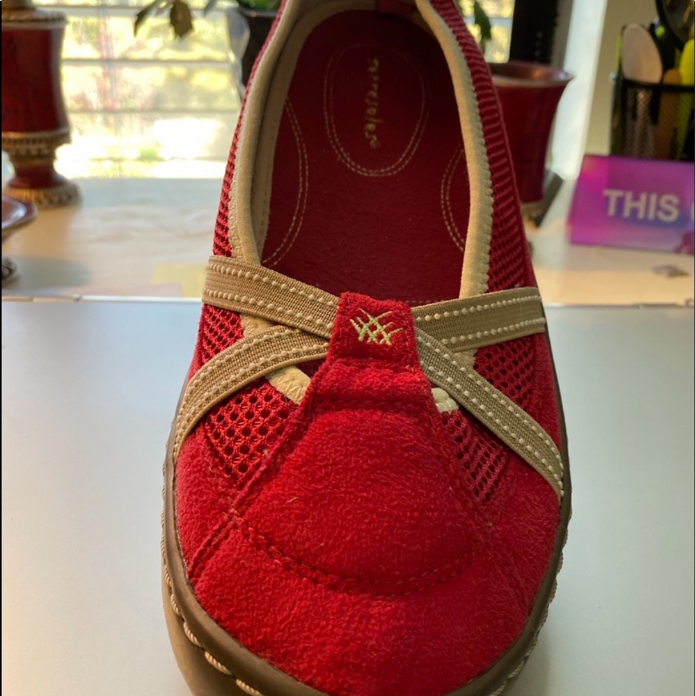 Shoes Red suede Terrasoles brand...